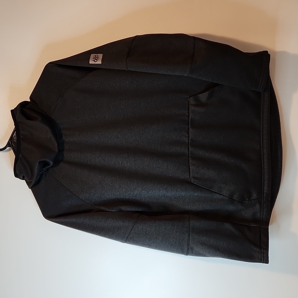 686 GLCR Project Thermal Rating 4 Hoodie Sweatshirt Gray Women's Size S/P EUC